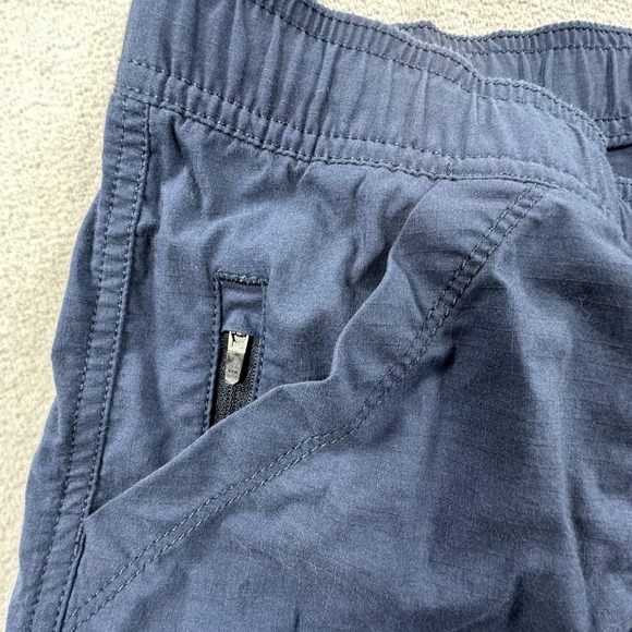 Title Nine Pants Womens Large Petite Blue Scout Cropped Ripstop Drawstring - Picture 7 of 15